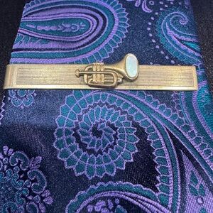 Trumpet Tie Clip